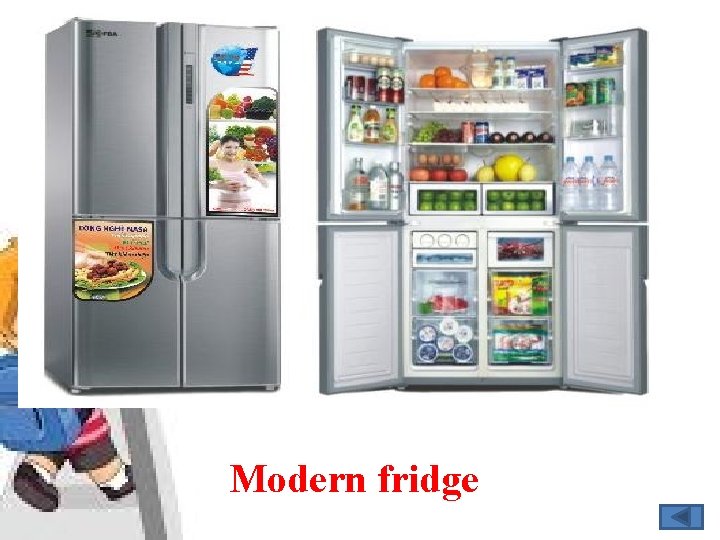 Modern fridge 