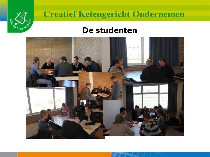 Creatief Ketengericht Ondernemen De studenten 