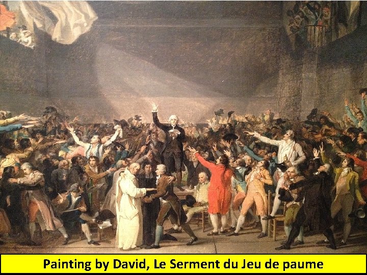 Painting by David, Le Serment du Jeu de paume 