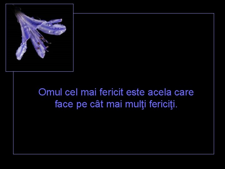 Omul cel mai fericit este acela care face pe cât mai mulţi fericiţi. 