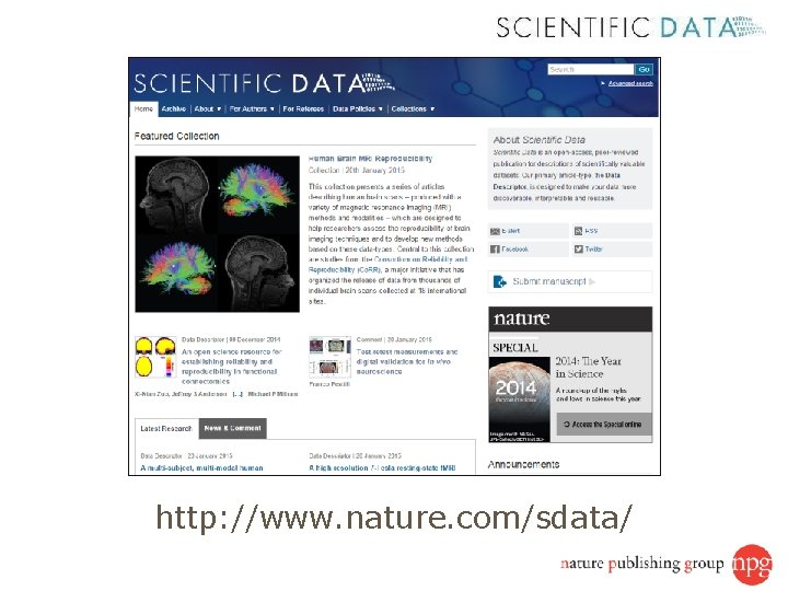 http: //www. nature. com/sdata/ 