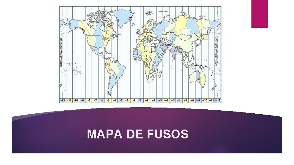 MAPA DE FUSOS 