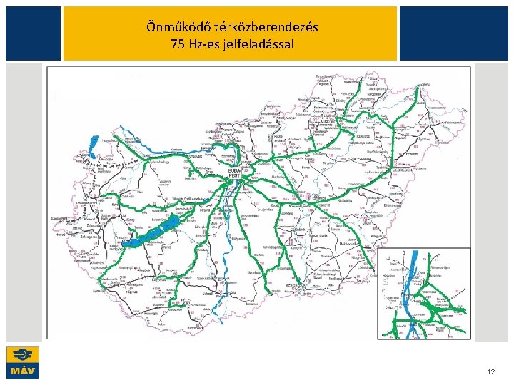 Önműködő térközberendezés 75 Hz-es jelfeladással 12 Önműködő térközberendezés 75 Hz-es jelfeladással 12