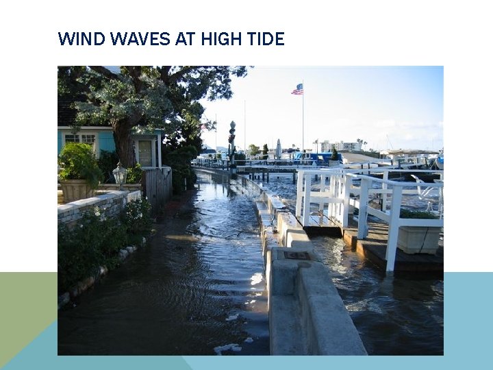 WIND WAVES AT HIGH TIDE 