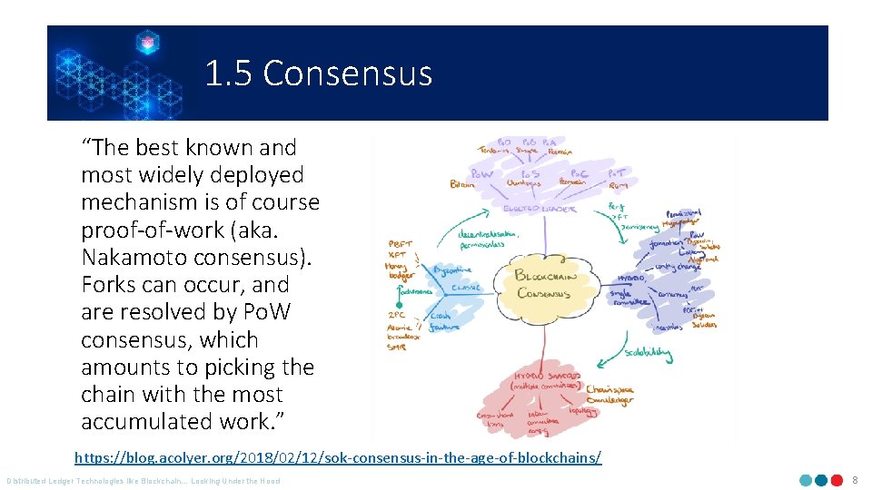 1. 5 Consensus “The best known and most widely deployed mechanism is of course