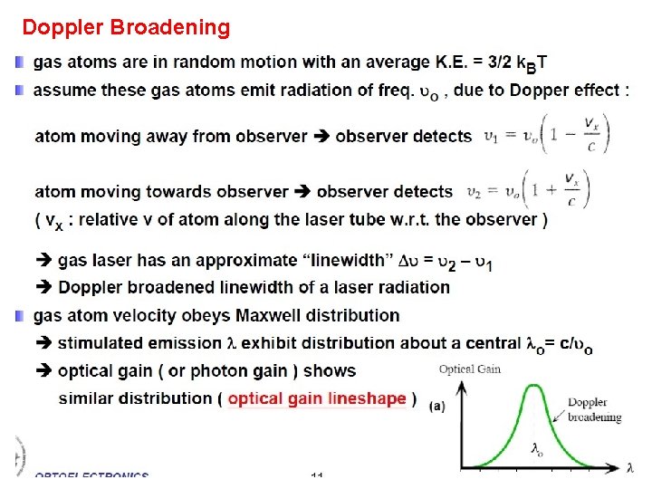 Doppler Broadening 