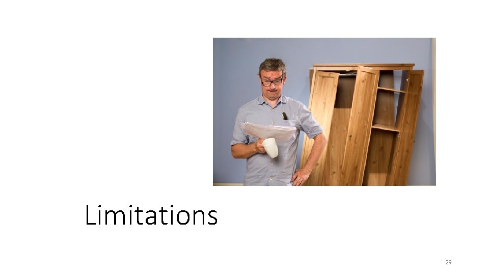 Limitations 29 