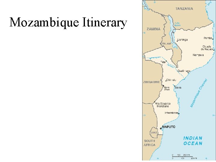 Mozambique Itinerary 