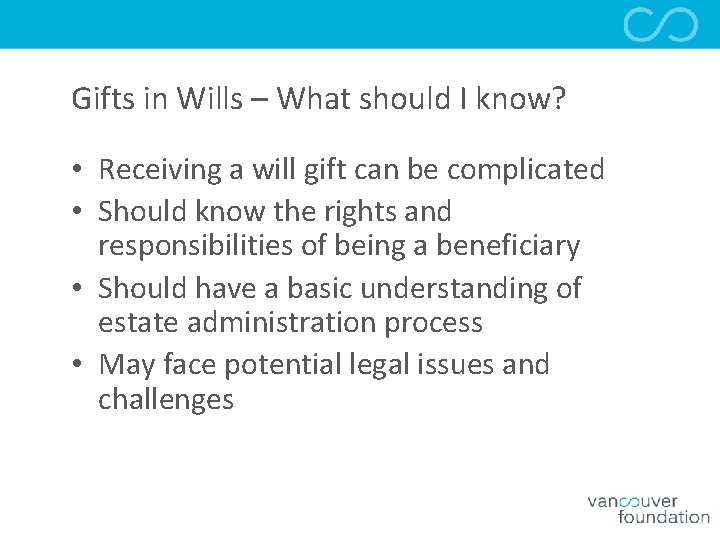 Gifts in Wills – What should I know? • Receiving a will gift can