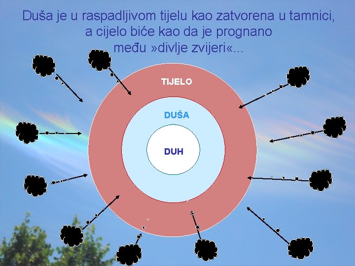 Duša je u raspadljivom tijelu kao zatvorena u tamnici, a cijelo biće kao da