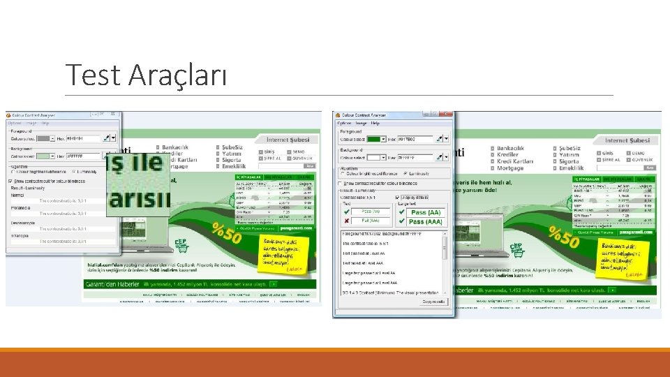 Test Araçları 