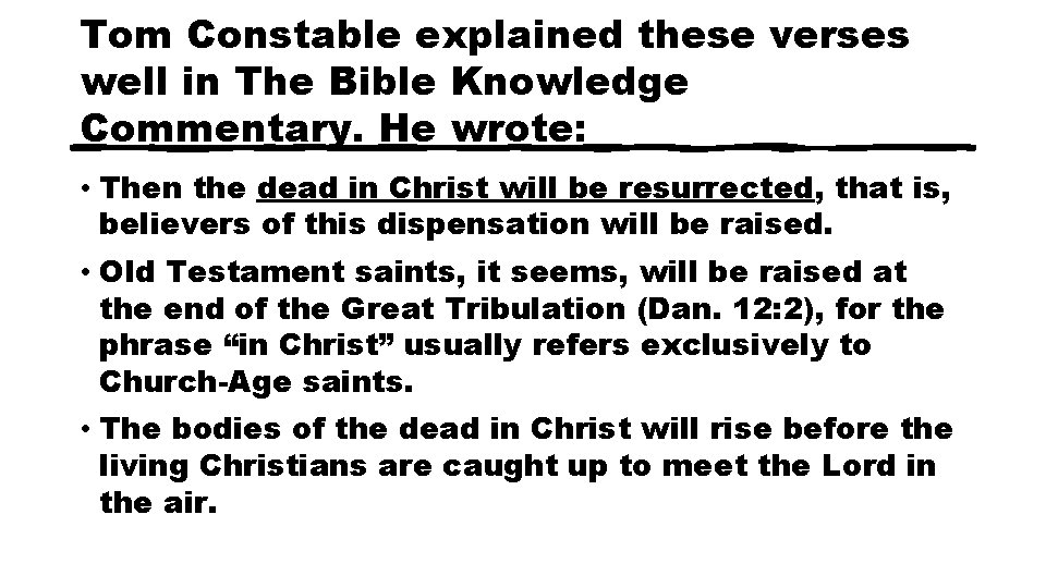 The Rapture of the Church With Ronald