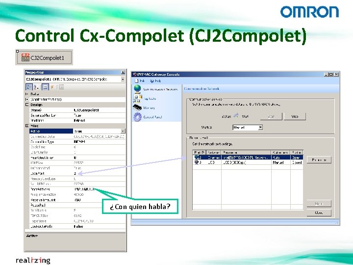 Control Cx-Compolet (CJ 2 Compolet) ¿Con quien habla? 