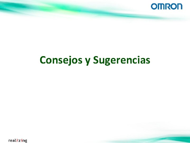 Consejos y Sugerencias 