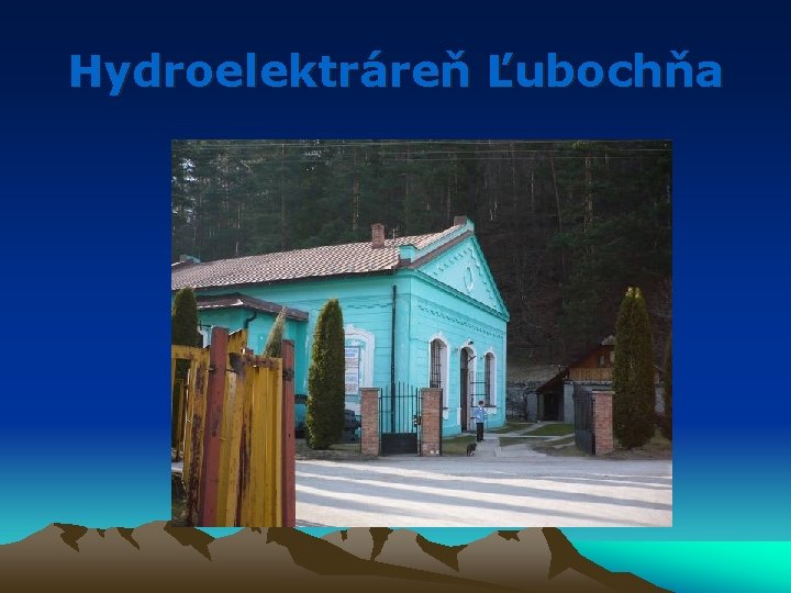 Hydroelektráreň Ľubochňa 