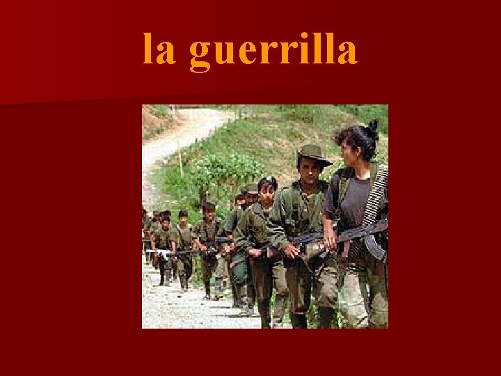 la guerrilla 