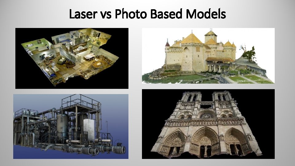 Laser vs Photo Based Models 