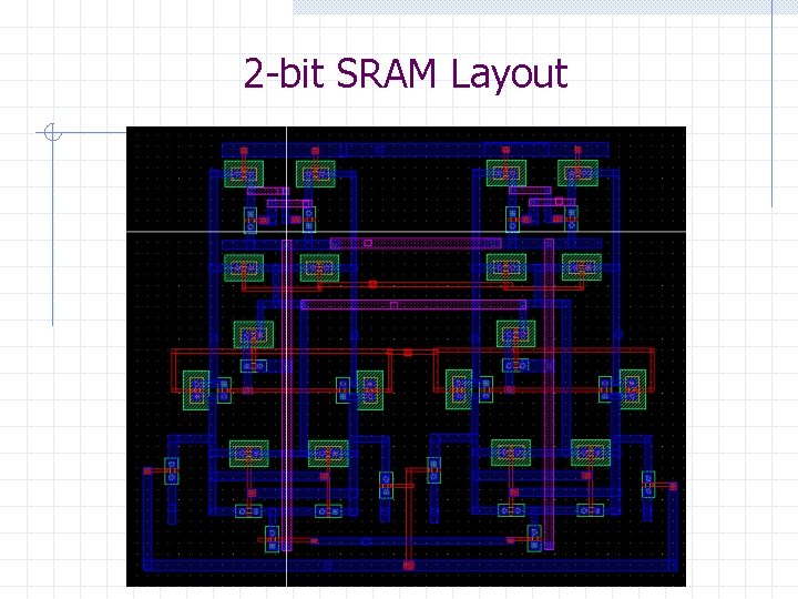 2 -bit SRAM Layout 