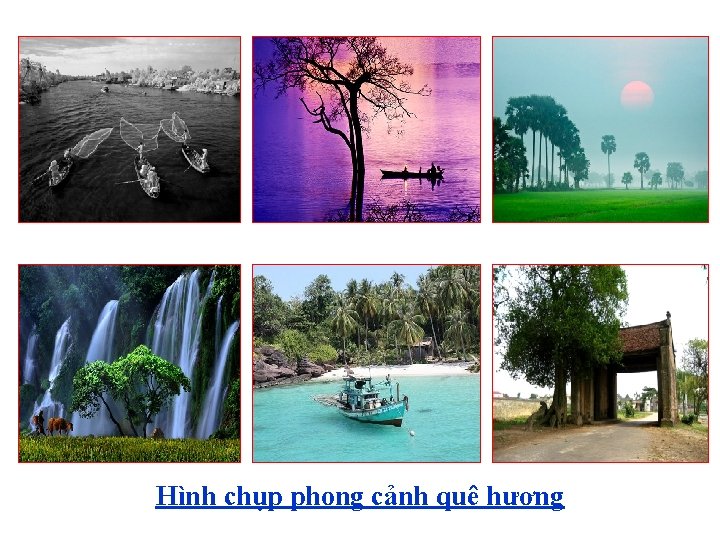 Hình chụp phong cảnh quê hương 