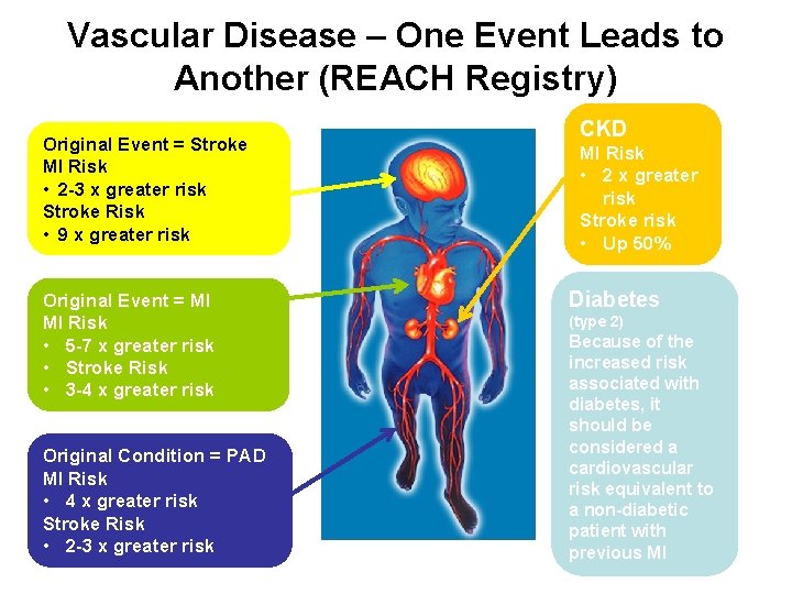 Vascular Disease – One Event Leads to Another (REACH Registry) Original Event = Stroke