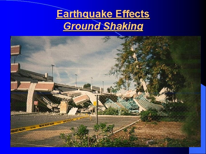 Earthquake Effects Ground Shaking 
