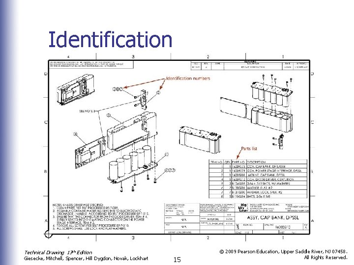 Identification Technical Drawing 13 th Edition Giesecke, Mitchell, Spencer, Hill Dygdon, Novak, Lockhart 15
