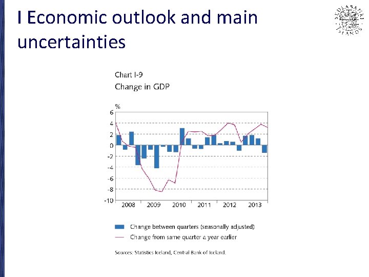 I Economic outlook and main uncertainties 