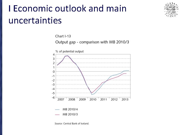 I Economic outlook and main uncertainties 