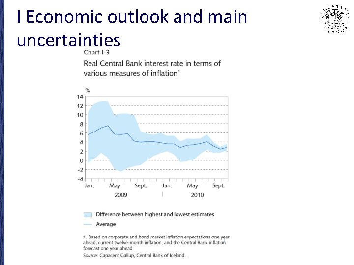 I Economic outlook and main uncertainties 