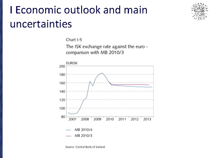 I Economic outlook and main uncertainties 