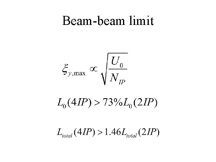 Beam-beam limit 