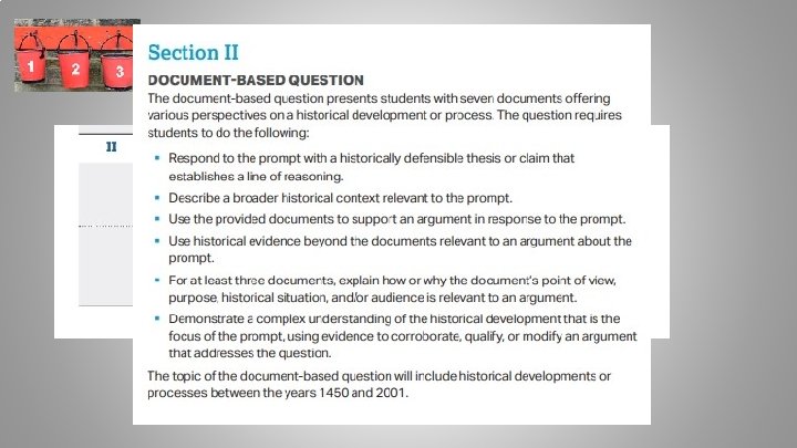 AP WORLD HISTORY EXAM Covers 1450 -2001 time period 