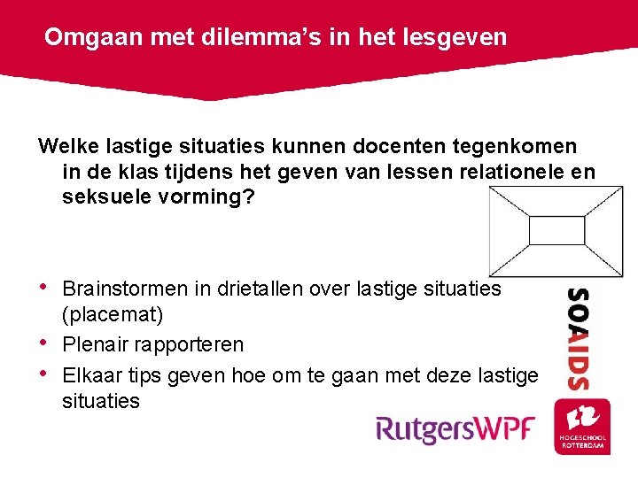 Omgaan met dilemma’s in het lesgeven Welke lastige situaties kunnen docenten tegenkomen in de