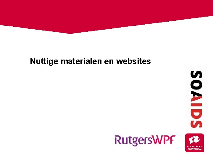 Nuttige materialen en websites 