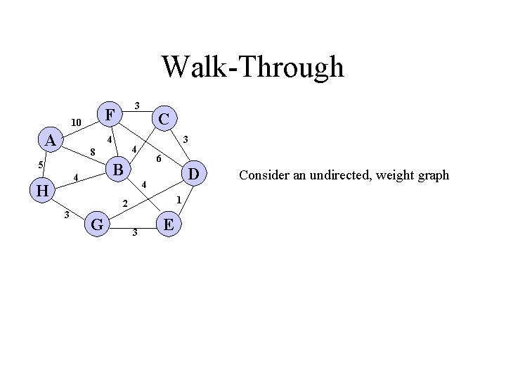 Walk-Through F 10 A 3 4 6 B 4 H 3 4 8 5 Walk-Through F 10 A 3 4 6 B 4 H 3 4 8 5