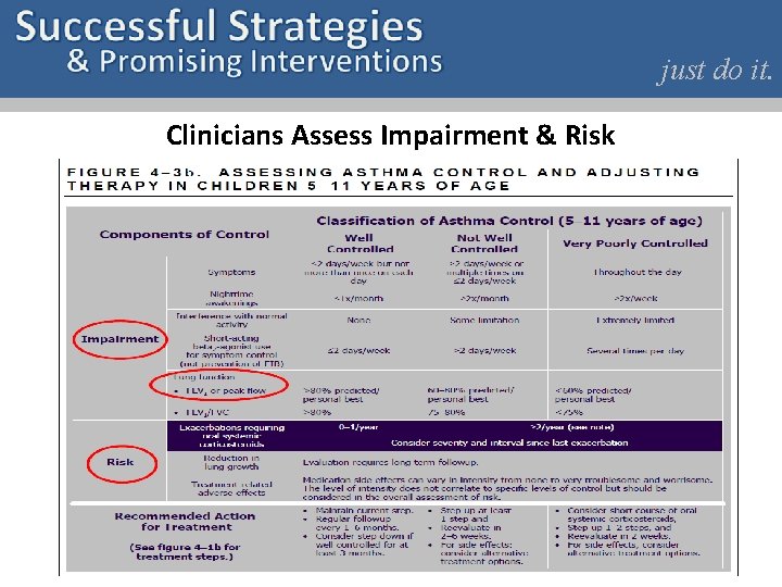 just do it. Clinicians Assess Impairment & Risk 