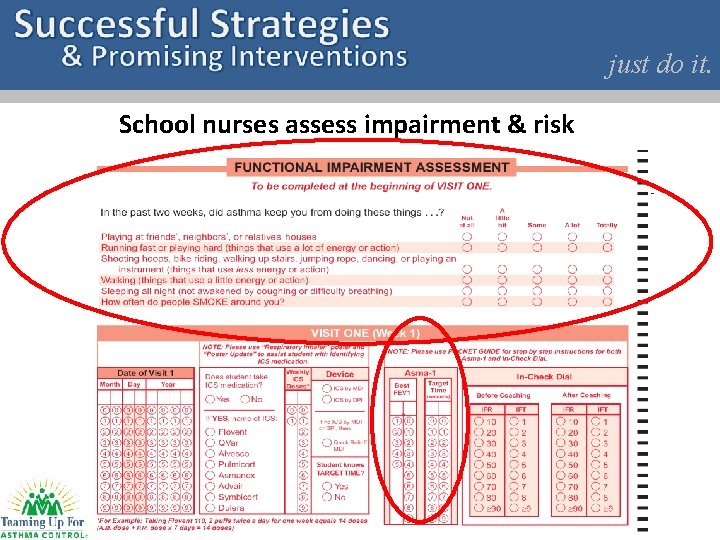 just do it. School nurses assess impairment & risk 