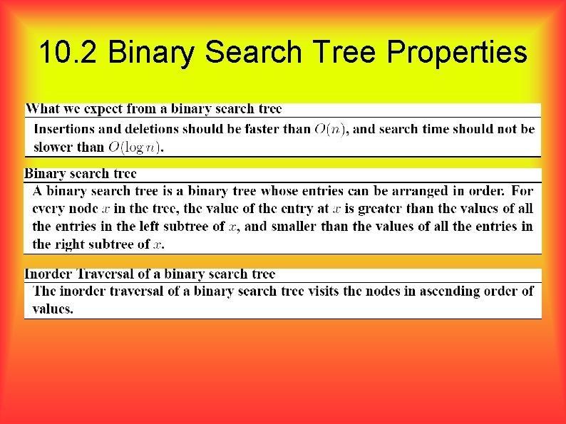 10. 2 Binary Search Tree Properties 