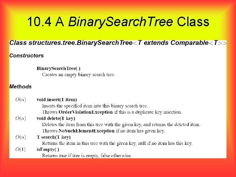 10. 4 A Binary. Search. Tree Class 