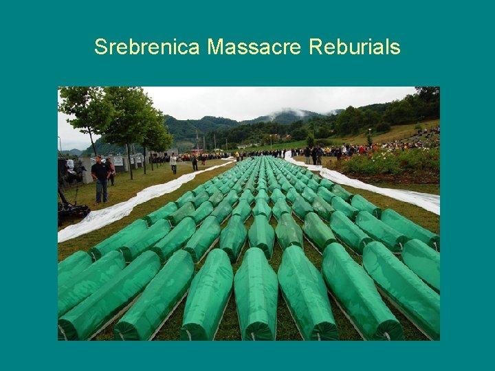 Srebrenica Massacre Reburials 