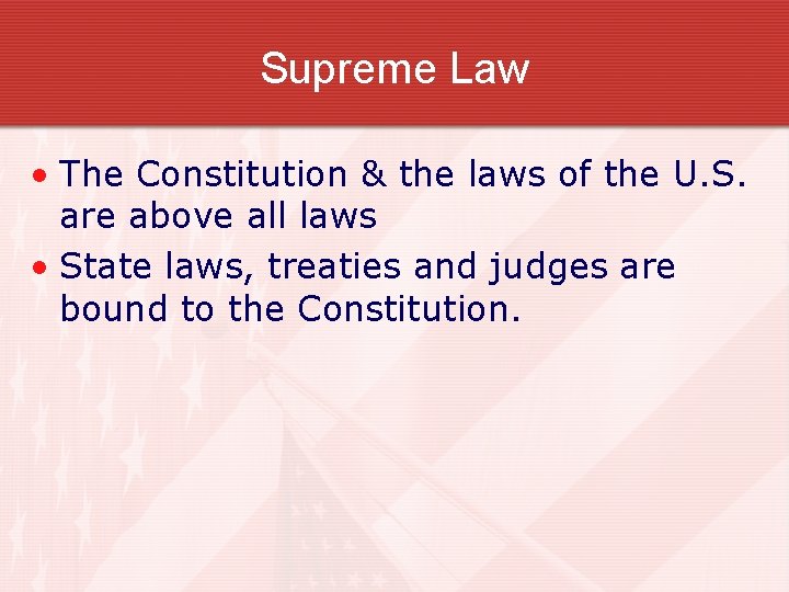 United States Constitution Popular Sovereignty Republicanism Federalism