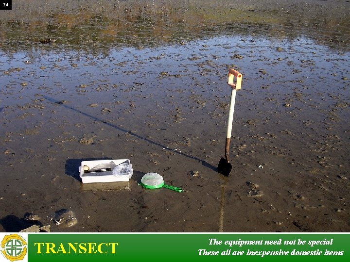 24 TRANSECT The equipment need not be special These all are inexpensive domestic items