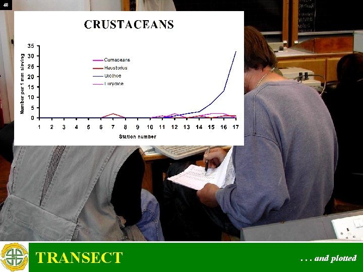 48 TRANSECT . . . and plotted 