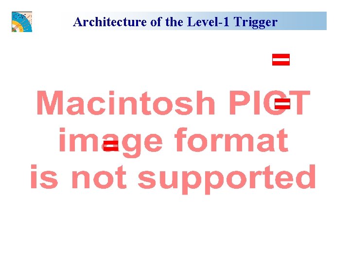 Architecture of the Level-1 Trigger 