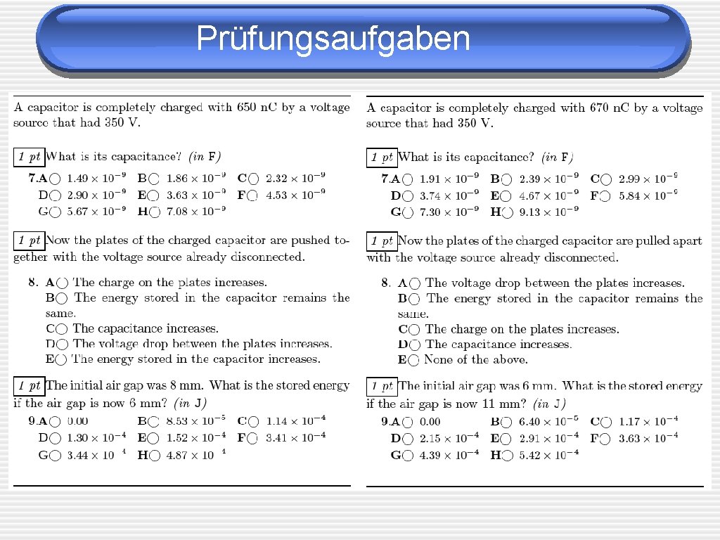 Prüfungsaufgaben 