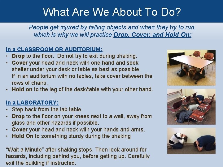 What Are We About To Do? People get injured by falling objects and when