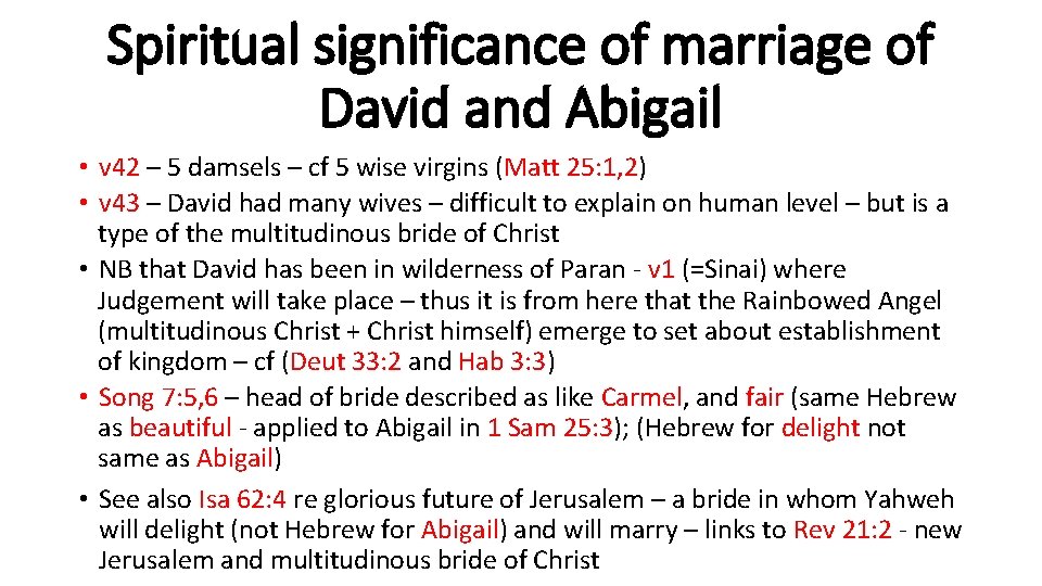 Abigail A woman of good understanding Beautiful countenance