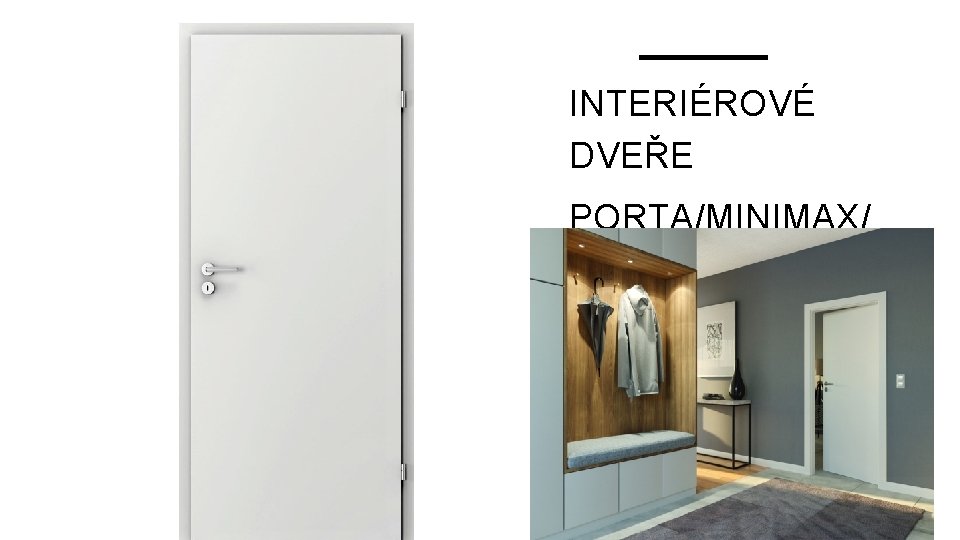 INTERIÉROVÉ DVEŘE PORTA/MINIMAX/ BÍLÁ RAL 9003 