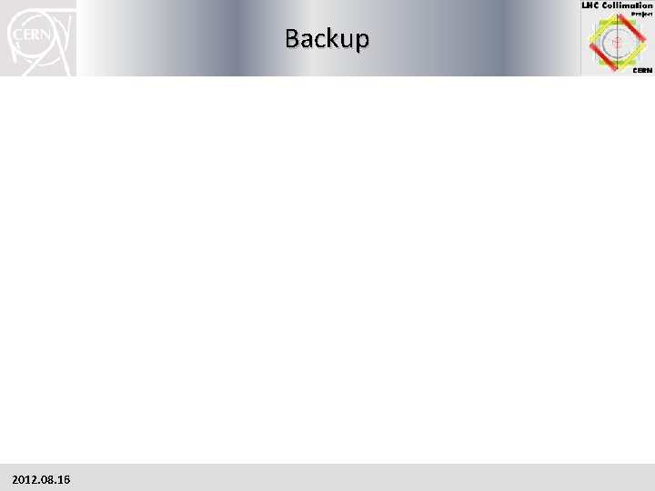 Backup 2012. 08. 16 