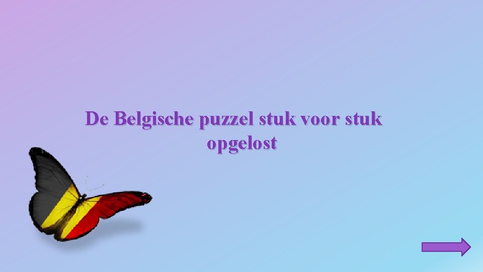 De Belgische puzzel stuk voor stuk opgelost 